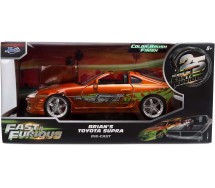 25. anniversario Fast Furious Modello Auto TOYOTA SUPRA BRIAN 19cm 1/24 Jada