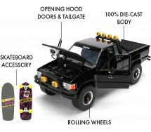 RITORNO FUTURO modello TOYOTA SR5 Pickup Skate Board Auto DieCast 20cm 1/24 Jada