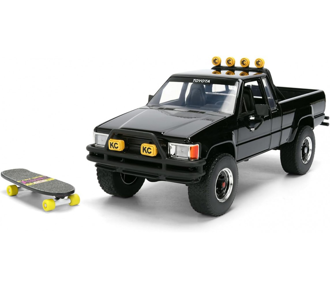 RITORNO FUTURO modello TOYOTA SR5 Pickup Skate Board Auto DieCast 20cm 1/24 Jada