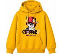 ONE PIECE Felpa con Cappuccio CHOPPER THE DOCTOR Adulto ORIGINALE GIALLA