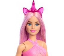 BARBIE UNICORNO Bambola FANTASIA Versione Capelli Rosa ORIGINALE Mattel HRR13