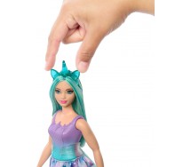 BARBIE UNICORNO Bambola FANTASIA Versione Capelli Azzurri ORIGINALE Mattel HRR15