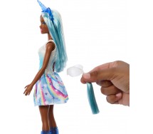 BARBIE UNICORNO Bambola FANTASIA Versione Afro Rara ORIGINALE Mattel HRR14