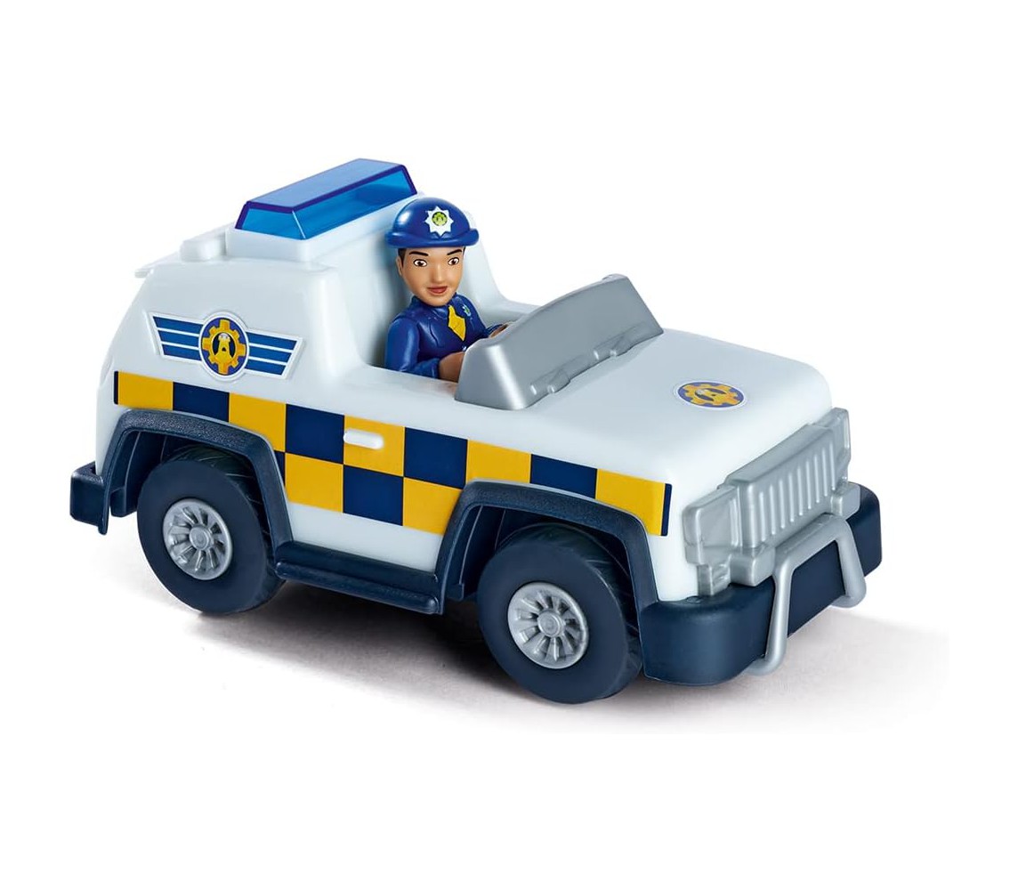Playset SAM IL POMPIERE Veicolo POLICE 4X4 figura di ROSE 7cm originale SIMBA