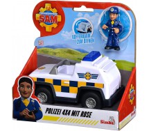 Playset SAM IL POMPIERE Veicolo POLICE 4X4 figura di ROSE 7cm originale SIMBA