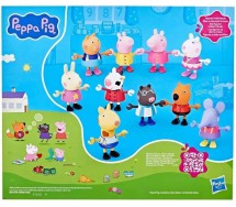 PEPPA PIG Box Set 10 Figure Personaggi 6cm GIOCARE con AMICI HASBRO G1413