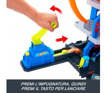 MEGA GARAGE Hot Wheels SUPER PISTA 3 Livelli Gioco 2 Loop Originale JLC05 Mattel