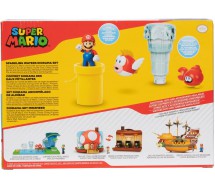 SUPER MARIO SPARKLING WATERS Diorama Playset 2 Figure GRANCHIO Originale Jakks