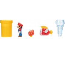 SUPER MARIO SPARKLING WATERS Diorama Playset 2 Figure GRANCHIO Originale Jakks