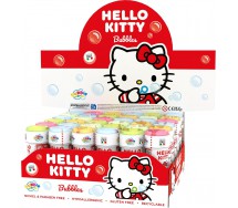 BOLLE SAPONE HELLO KITTY Party Box Display 36 Flaconi 60ml Originale Dulcop