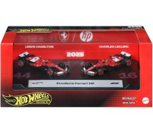 FERRARI Hamilton Leclerc 2 Modelli Auto Formula 1 F1 2025 1/64 8cm HW JMM99