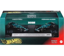 ASTON MARTIN Stroll Alonso 2 Modelli Auto Formula 1 F1 2025 1/64 8cm HW JNM00