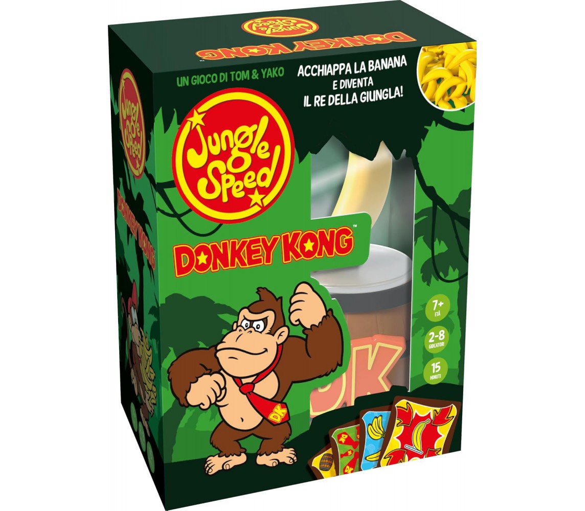 JUNGLE SPEED Donkey Kong Gioco da Tavolo 2-8 giocatori VERSIONE ITALIANA Asmodee