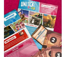 UNLOCK KIDS Gioco da Tavolo DETECTIVE STORIES VERSIONE ITALIANA Asmodee