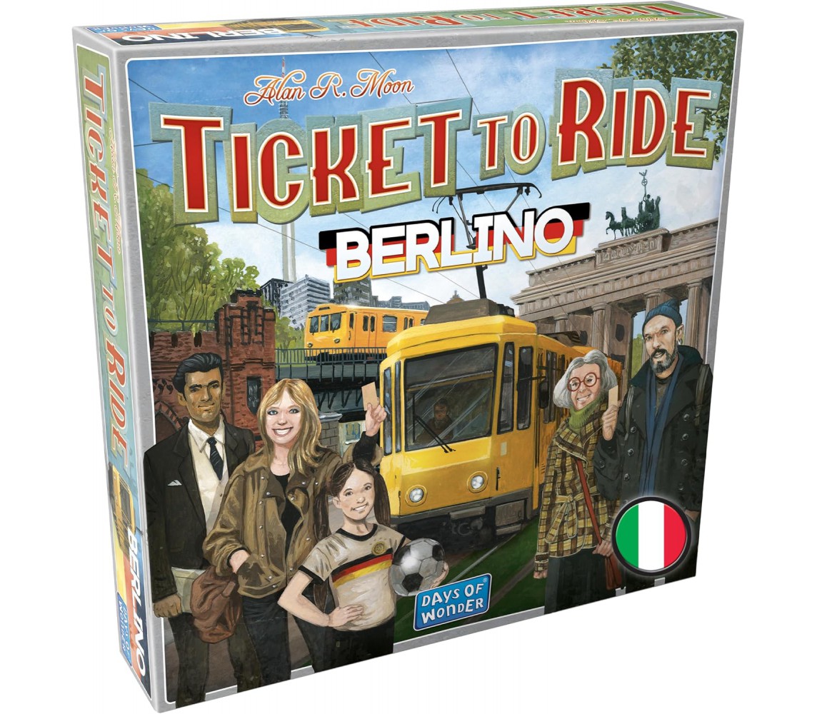 TIKET TO RIDE BERLINO Gioco da Tavolo strategico VERSIONE ITALIANA Asmodee