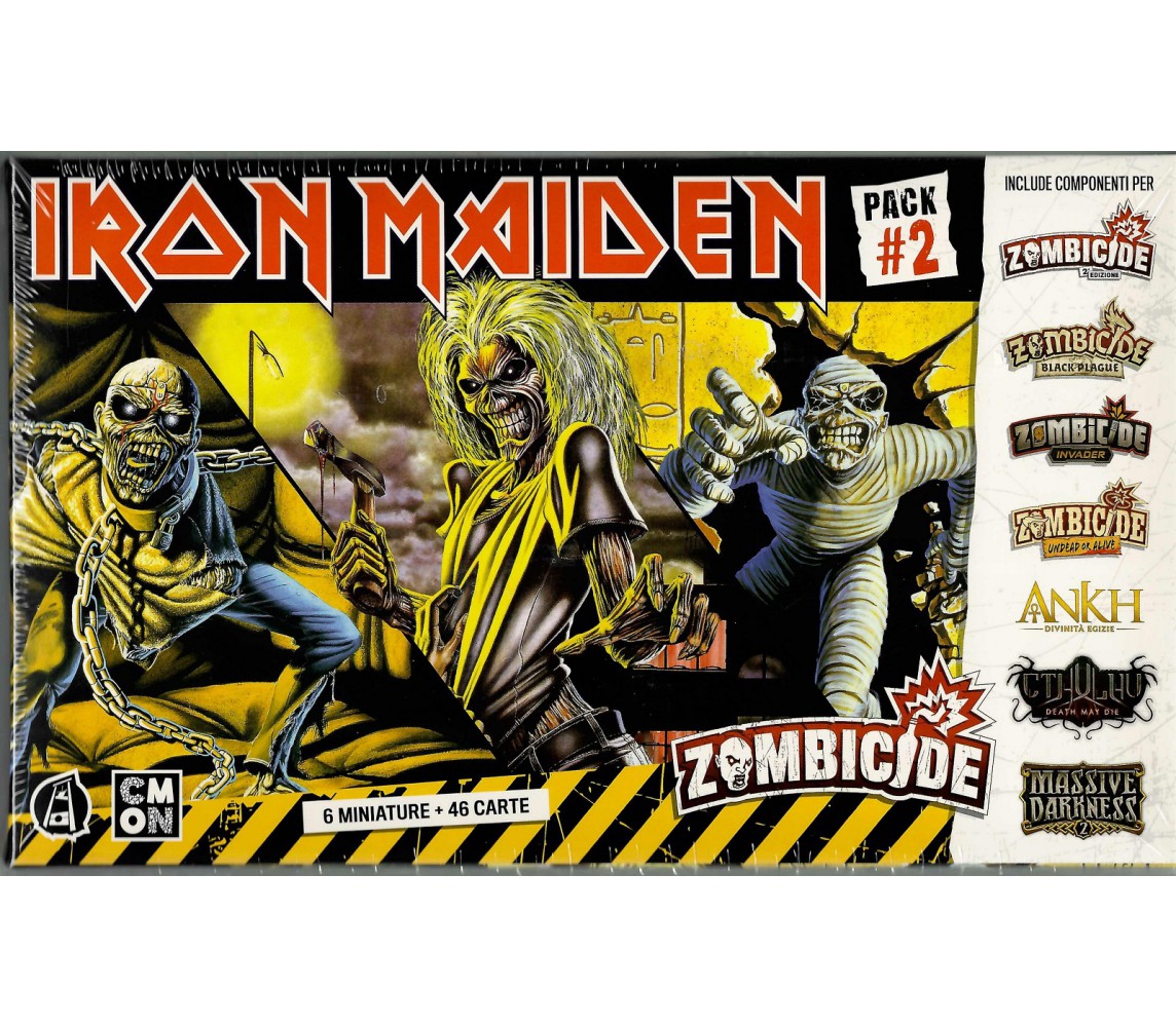 ZOMBICIDE IRON MAIDEN ESPANSIONE pack 2 Gioco VERSIONE ITALIANA Asmodee