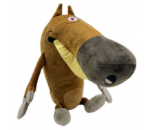 ZIG e SHARKO Peluche IENA BRUNA 25cm Originale Ufficiale