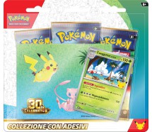 30. ANNIVERSARIO POKEMON gioco carte Blister 3 Buste ITALIANO ADESIVI EXEGGUTOR