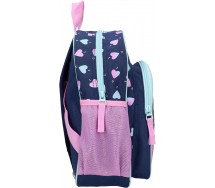 Zaino BLUEY So Superb Blu Viola 30x25x11cm Scuola Asilo Sport