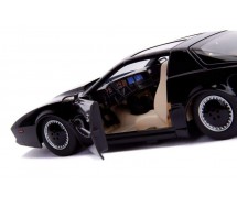 SUPERCAR KITT BOX ROTTO Modello Auto DieCast K.I.T.T. Knight Rider LUCE Scala 1/24 Jada