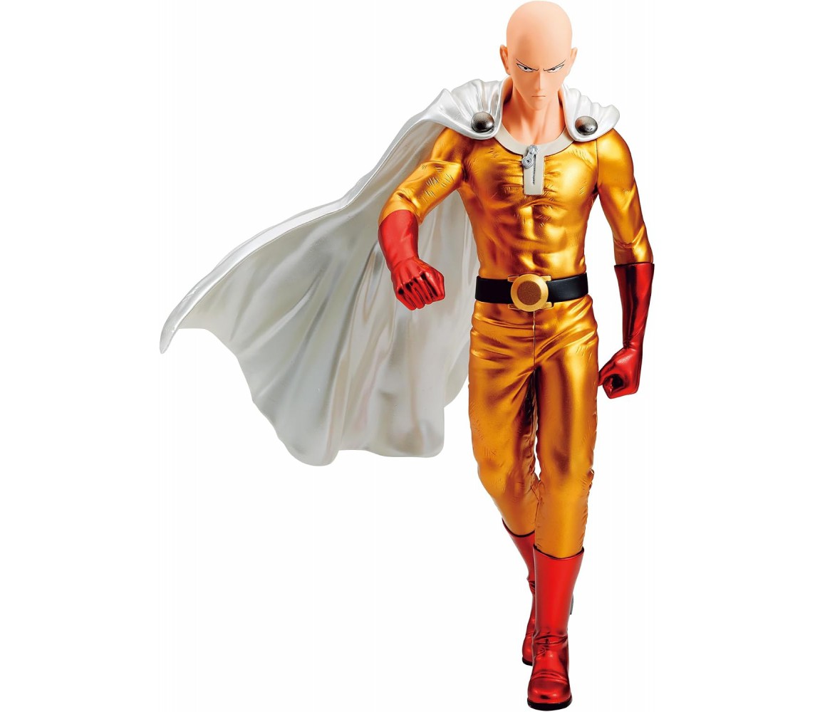 ONE PUNCH MAN SAITAMA Figura Statua 27cm Serie GRANDISTA metal version BANPRESTO