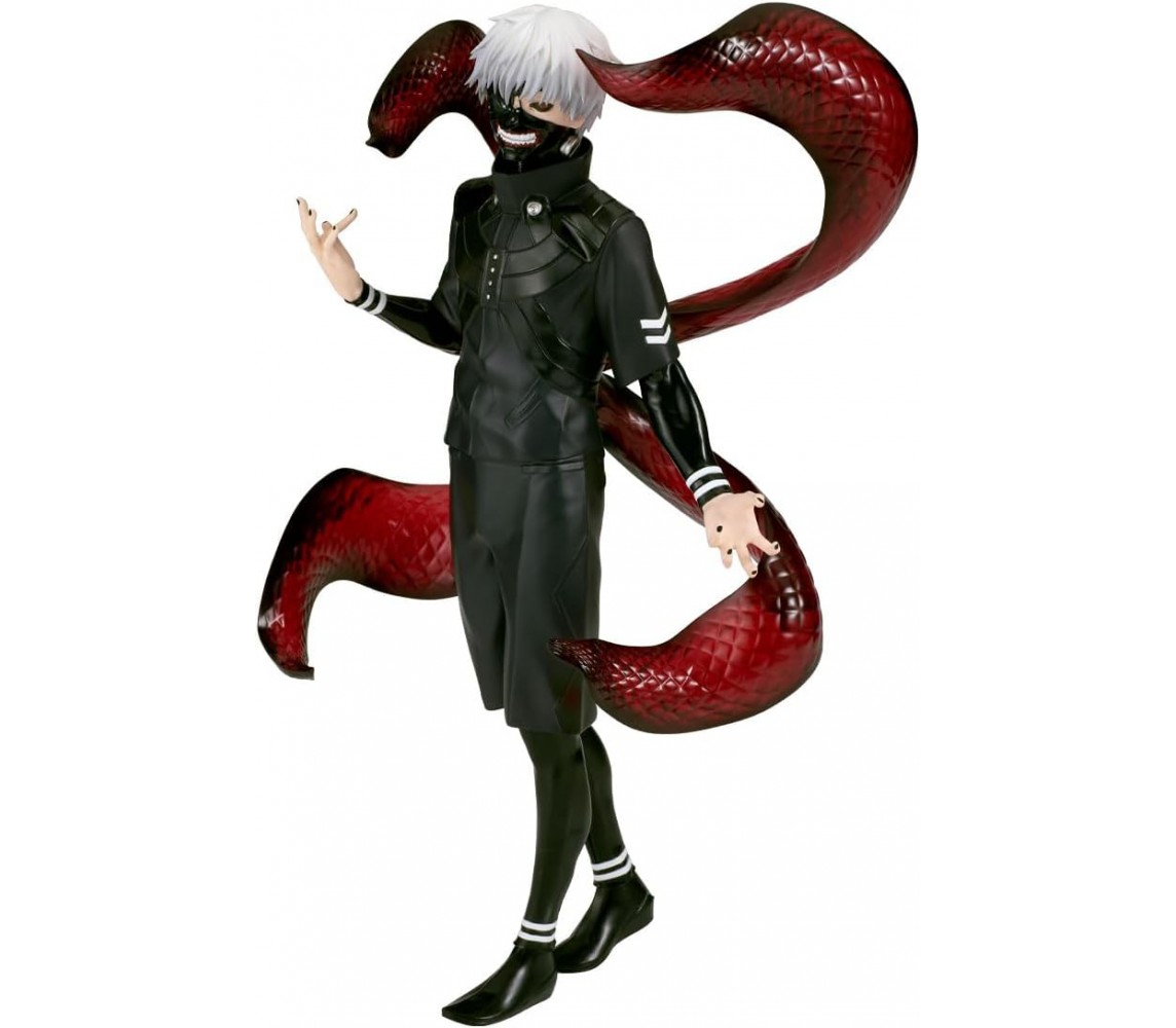TOKYO GHOUL Figura Statua KEN KANEKI II 27cm Serie GRANDISTA Originale BANPRESTO