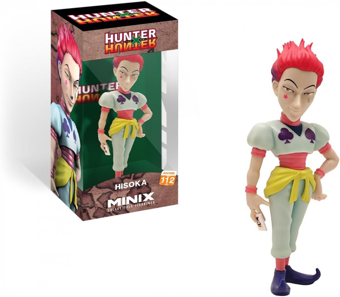 HUNTER x HUNTER HISOKA Figura Statuetta 12cm Originale Serie MINIX ANIME 112