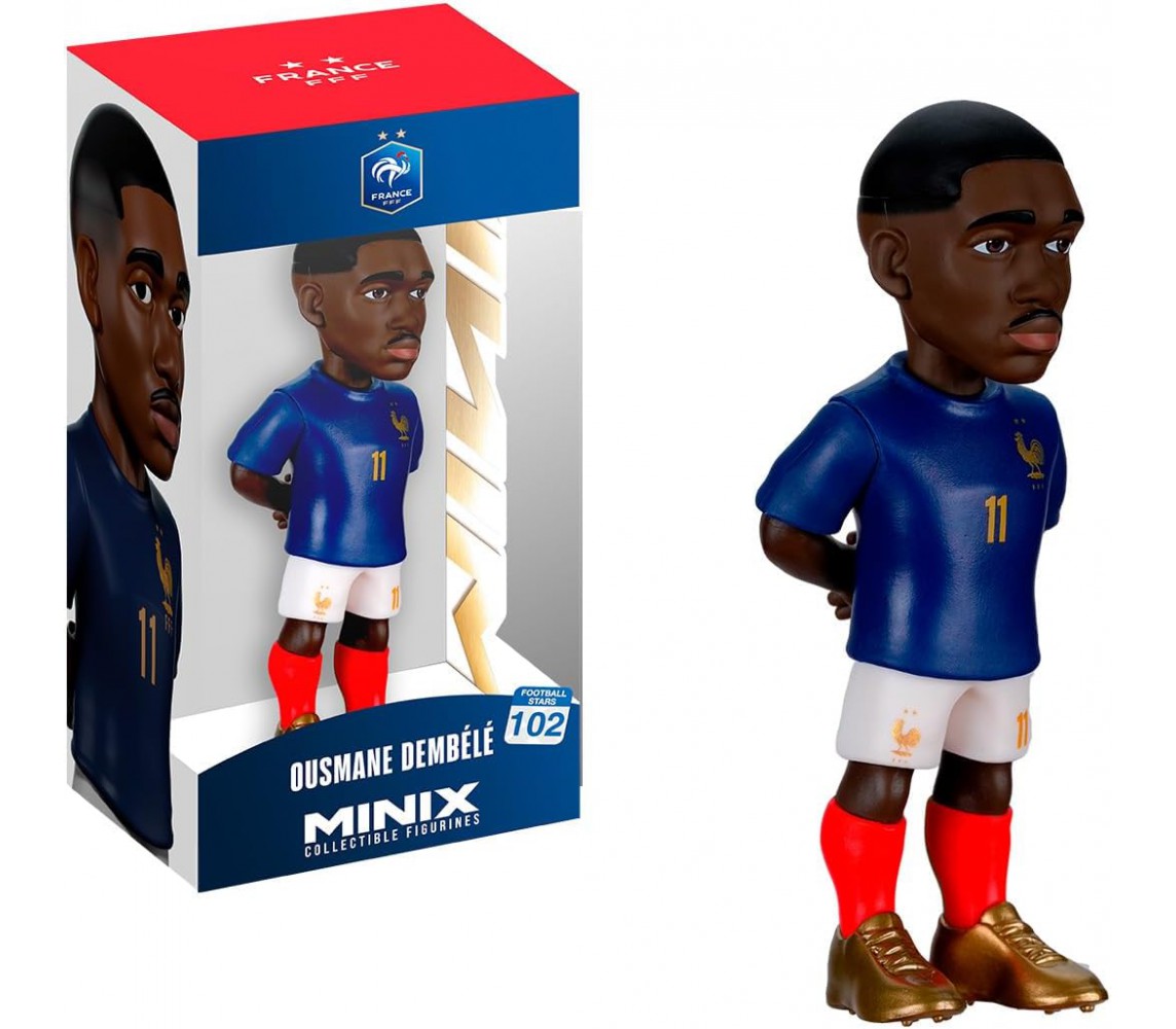 OUSMANE DEMBELE Divisa NAZIONALE FRANCIA 11 Figura 11cm MINIX Football 102