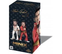 ELVIS PRESLEY Minix FIGURA Statuetta 12cm ABITO ROSSO Collezione Musica 112