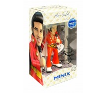 ELVIS PRESLEY Minix CHASE VARIANTE RARA Figura Statuetta 12cm FIRMA Musica 112