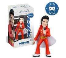 ELVIS PRESLEY Minix CHASE VARIANTE RARA Figura Statuetta 12cm FIRMA Musica 112