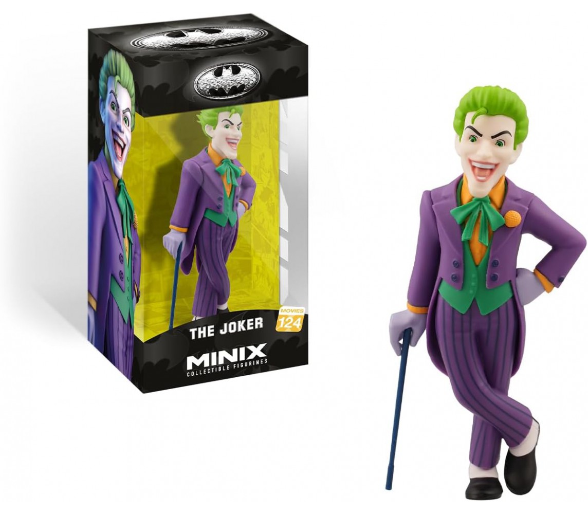 BATMAN figura THE JOKER Statuetta 12cm MINIX DC COMICS Serie MOVIES 124