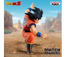 DRAGON BALL Figura Statua GOKU (Vs VEGETA) MATCH MAKERS Original BANPRESTO