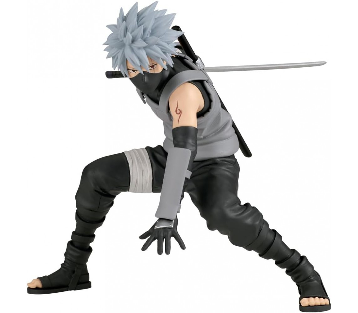 NARUTO Figura KAKASHI HATAKE II Statua 20cm GRANDISTA Originale Bandai BANPRESTO