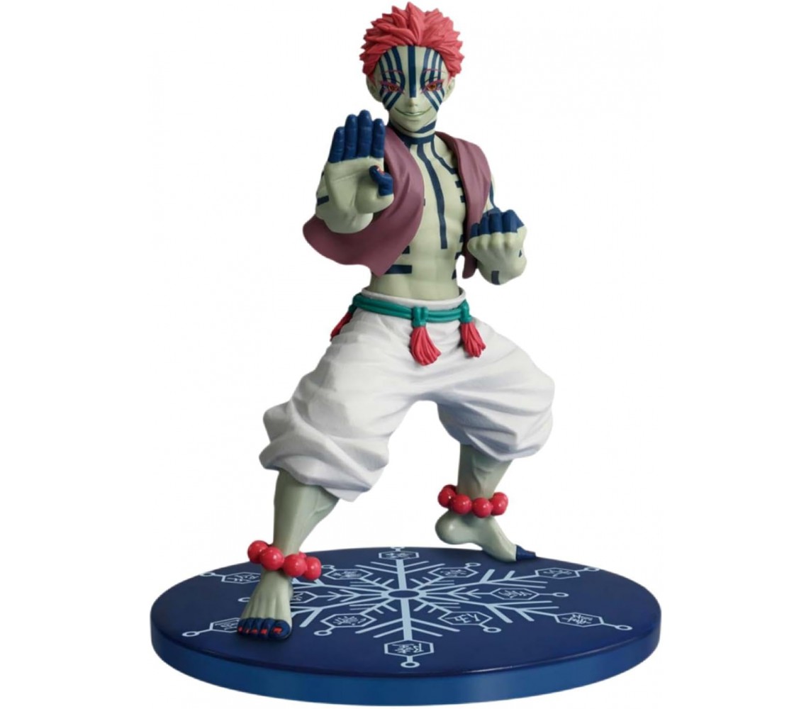 Demon Slayer AKAZA (A) Figura Statuetta 15cm Serie Vibration Stars BANPRESTO