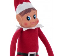 ELFO Ragazza DISPETTOSO NATALE Pupazzo Elfie Magico 30cm Peluche PORTAFORTUNA