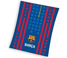Coperta Trapunta Plaid FCB BARCELLONA BARCA Logo 110x140cm ORIGINALE