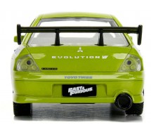 FAST FURIOUS 25° Modello Auto MITSUBISHI LANCER EVOLUTION VII 13cm 1/32 JADA