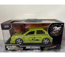 FAST FURIOUS 25° Modello Auto MITSUBISHI LANCER EVOLUTION VII 13cm 1/32 JADA