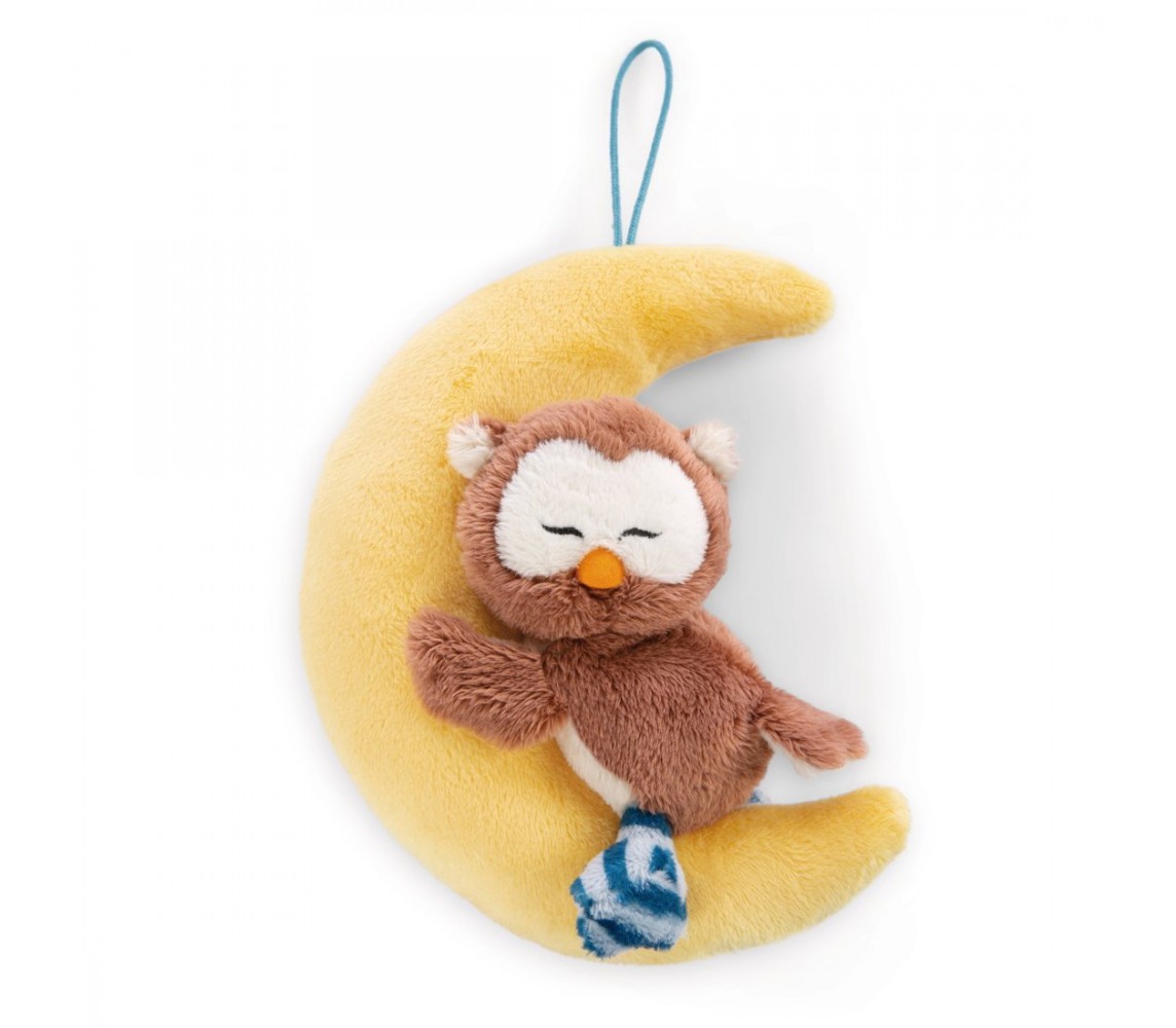 PELUCHE GUFO 10cm OWLSONS OSCAR Tenerissimo abbraccia la luna ORIGINALE NICI