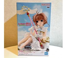SAKURA KINOMOTO BOX ROTTO Card Captor Statuetta Figura 20cm Clear Card Banpresto