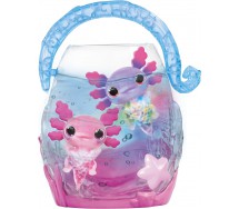 Animagic Let's GLO Axolotl Acquario 2 figure allungabili fosforescenti Goliath