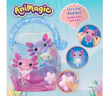 Animagic Let's GLO Axolotl Acquario 2 figure allungabili fosforescenti Goliath