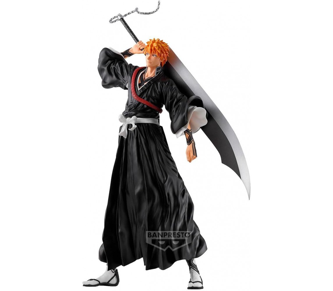 BLEACH BOX ROTTO Banpresto ICHIGO KUROSAKI Figura Statua 32cm Serie GRANDISTA