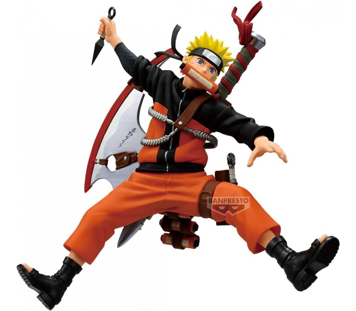 NARUTO BOX ROTTO Banpresto FIGURA Statua 16cm Episodio 72 Serie VIBRATION STARS