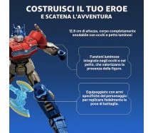 BLOKEES Transformers OPTIMUS PRIME Classic Class Model Kit con Luci LED 13 cm