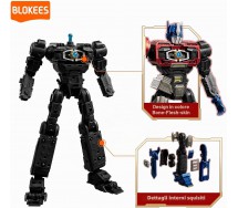 BLOKEES Transformers OPTIMUS PRIME Action Edition Model Kit con Luci LED 20 cm