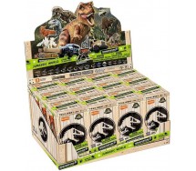 BLOKEES JURASSIC WORLD Terraventure Display 12 PEZZI di statuine 7cm Serie 01