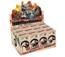 BLOKEES JURASSIC WORLD Terraventure Display 12 PEZZI di statuine 7cm Serie 02