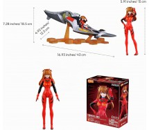 BLOKEES Evangelion ASUKA SHIKINAMI veicolo Langley Figura Action 18cm MODEL KIT